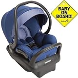 Maxi-Cosi IC160DCH - Mico Max 30 Infant Car Seat w Baby on Board Sign - Blue Base by Maxi-Cosi