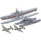 タミヤ 1/700 ウォーターラインシリーズ No.903 アメリカ海軍 潜水艦 ガトー級 日本海軍 13号駆潜艇 各2艦セット プラモデル 31903 グレー,レッド