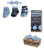 Mud Pie Little Buddy Baby Boy Sock & Bow Tie Gift Set 1592077 by Mud Pie [並行輸入品]