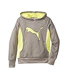 (プーマ) PUMA キッズトレーナー・パーカー・スウェット Cat Hoodie with Thumb Hole (Little Kids) Medium Grey Heather 4 身長: 99