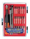 ピーツール(P.Tool) 21pcs 差替式マイクロ精密ドライバーセット 2way機能 13938