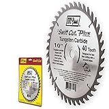 IVY Classic 36118 Swift Cut Plus 10-Inch 40 Tooth Carbide Circular Saw Blade with 5/8-Inch Arbor, 1/