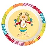 Sigikid Rainbow Rabbit Melamine Plate (21.5 x 21.5 x 2.5 cm) by Sigikid