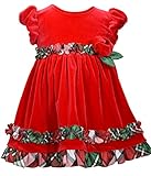Bonnie Jean DRESS ベビー・ガールズ ガールズ カラー: レッド