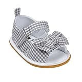 Itaar Toddler Bow Sandals Anti-skid Soft baby shoes Rubber Sole for Infants Girl First Walkers [並行輸入