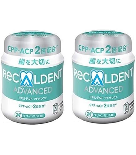 Amazon.co.jp: 歯科医院専用 リカルデントガム グリーンミント味 140g