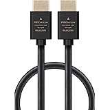 エレコム HDMI ケーブル 1m プレミアム 4K2K(60Hz) 【Premium HDMI(R) Cable規格認証済み】 18Gbps テレビ・パソコン・ゲーム機などに eARC 黒 ECDH-HDP10BK