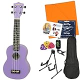 Maika’i MKU-1 ウクレレ初心者セット スタンド付き入門8点セット PP ソプラノウクレレ ギアペグ仕様 マイカイ