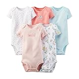 カーターズ Carter's 半袖 ボディースーツ 女の子 I LOVE YOU 5枚セット(18months(78-83cm)) [並行輸入品]