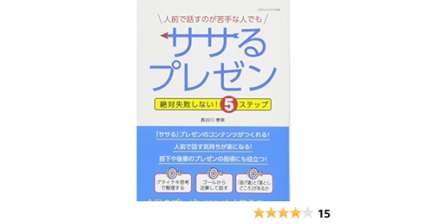 人前で話すのが苦手な人でもササるプレゼン 絶対失敗しない 5ステップ 長谷川 孝幸 本 通販 Amazon