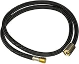 Rohl 9.28426STN Perrin & Rowe Sidespray Black Nylon 47" Hose Only with Rinse Hose Ferrule to U.4710U