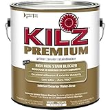 KILZ Premium High-Hide Stain Blocking Interior/Exterior Latex Primer/Sealer, White, 1-gallon [並行輸入品]