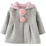 女の子 コート ジャケット 赤ちゃん 冬 コットン 暖かい
