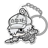 Amazon はたらく細胞 白血球 好中球 アクリルつままれストラップ アニメ 萌えグッズ 通販