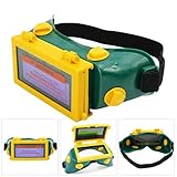 溶接ゴーグル 溶接メガネ 溶接マスク 電気メガネ ガス溶接用 自動感光式 溶接保護装置 遮光速度1/25000s超軽量