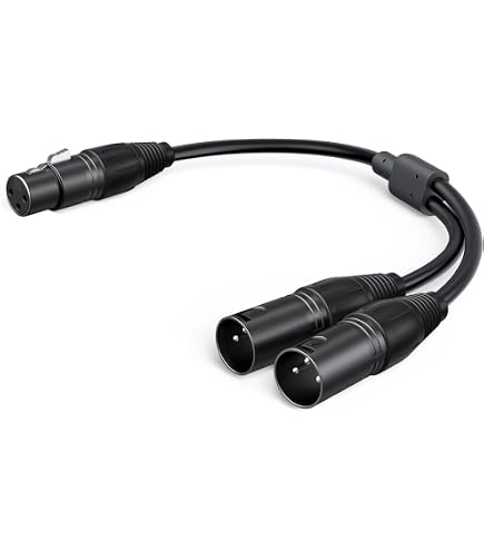 Amazon | BELDEN ベルデン 1503A XLRメス3Pin - XLRオス3Pin ×2 分岐