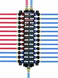 Viega 49366 3/8-Inch and 1/2-Inch PureFlow Combination Poly PEX Press Manabloc with 36 Ports by Vieg