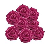 bestware 100 pcs人工ローズヘッドPEフォーム花DIY Bouquets花頭ウェディング花ホーム装飾花 100 pcs ピンク AmBwLZ006731