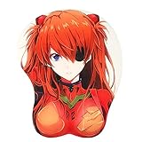 NAJODA アニメEVA 3D マウスパッド おっぱいマウスパッド EVA エヴァンゲリオン マウスパッド アニメ 青