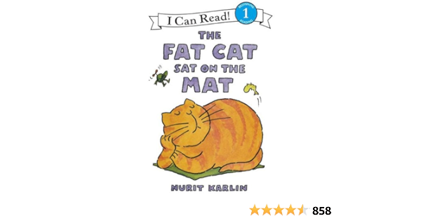Amazon The Fat Cat Sat On The Mat I Can Read Book Karlin Nurit Cats