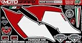 MOTOGRAFIX(モトグラフィックス) ボディパッド 1199PANIGALE 12- FRONT ホワイト/レッド/トリコローレ MT-ND015TR