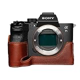 TP Original SONY α7S III 専用 レザー カメラケース Vlcano ボルケーノ おしゃれ 本革 牛革 速写ケース ボディーハーフケース 底面開閉 バッテリー交換可能 ソニー 7SM3 a7s3 α7s3 TB06A7S3-LB (Volcano)