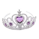Vin beauty レディーガール ブライダルプリンセス素晴らしいパーティー クリスタルティアラ ウェディングクラウン ヘアアクセサリー バンドベール ヘッドバンド