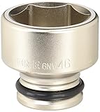 トネ(TONE) インパクト用ソケット HP6NV-46 差込角19.0mm(3/4") 二面幅46mm
