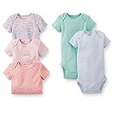 Carter's （カーターズ） :: ロンパース ボディスーツ 半袖 5枚組 綿100% :: 5-Pack Short-Sleeve Bodysuits :: 9M (67-72cm) :: 67
