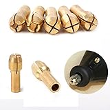10 PC 銅ドリルチャックコレットシャンクビット Dremel ロータリーツールホット販売