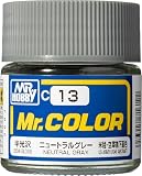 GSI クレオス(GSI Creos) Mr.カラー ニュートラルグレー 半光沢 10ml 模型用塗料 C13
