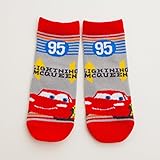 Disney(ディズニー)カーズ ソックス 靴下 スベリ止メ付き 12-15ｃｍ （1031-731-12-100） (12-15cm)