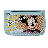 Disney Mickey Mouse Light Blue Trifold Wallet