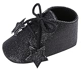 (ラボーグ)La Vogue ベビーシューズ 子供靴 ファーストシューズ スニーカー 赤ちゃん 新生児靴 PU 女の子 男の子 フォーマル 屋内履き 歩行練習 ブラック 12cm