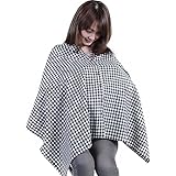 多機能授乳ケープ　授乳ケープ　360°安心　授乳ストール　授乳　マタニティ 出産祝いにも人気　 (ギンガムチェック)