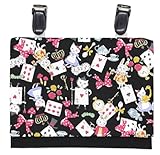 [ジュエリーショップエム] 移動ポケット クリップ ポケット ポーチ 小学生 女子 子ども シンプル ポケットポーチ 日本製 ブラック 猫 トランプ BK pok