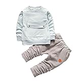 Cutelove　Tシャツ+パンツ2点セット 男の子　赤ちゃん　秋冬　コットン　可愛い　服セット スーツ レジャー ラウンドネック