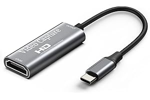 Chilison HDMI キャプチャーボード ゲームキャプチャー USB Type C ビデオキャプチャカード 1080P60Hz ゲーム実況生配信、画面共有、録画、ライブ会議に適用 小型軽量 Nintendo Switch、Xbox One、OB