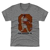 500レベルCal Ripken Jr。Baltimore野球ユースシャツ – Cal Ripken Jr。ゲーム Kids X-Large (14-16Y) グレイ