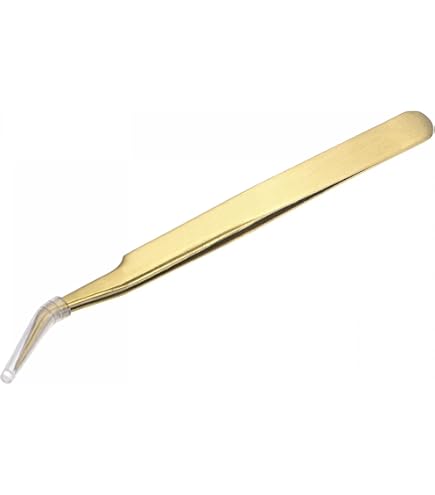 Amazon | uxcell 精密ストレートチップピンセット ステンレス鋼 多機能