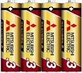 三菱 【10個セット】単3乾電池(4本パック) LR6GR/4S