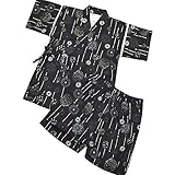 子供 甚平 キッズ ベビー 男の子 夏物 夏祭り fo-jinb 80cm No.01