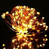 LED String Lights, Abestbox [Solar Powered] 33ft 100 LEDs [IP65 Waterproof] Outdoor Starry String Li