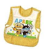 アンパンマン お食事エプロン 袖なしエプロン キッズ 女の子 男の子 ガールズ ボーイズ j-kuz05 イエロー
