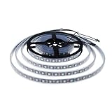ALITOVE 5mWS2812B 個別アドレス可能 LEDテープライト5050RGB SMD 300個ピクセル夢色　防水　黒いベース　5V　DC