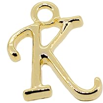 ロエベ K (大)A(小)イニシャル ダイス ゴールドダイス チャーム セット 1個売り】 チャームパーツ 18金 イエローゴールド K イニシャル