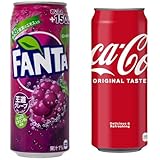 【セット買い】コカ・コーラ ファンタ グレープ 500ml缶×24本 + コカ・コーラ 500ml缶×24本