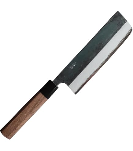 Amazon | 包丁 土佐火造り鍛造黒打 菜切 青紙スーパー 165mm