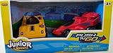 JUNIOR RACERS PUSH N' GO 2PK Jet Racer & Race Car by JUNIOR RACERS PUSH N' GO 2PK Jet Racer & Race C