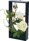 ユーパワー Flower Art ウォールフラワーアート ローズ グリーン FL-04031
